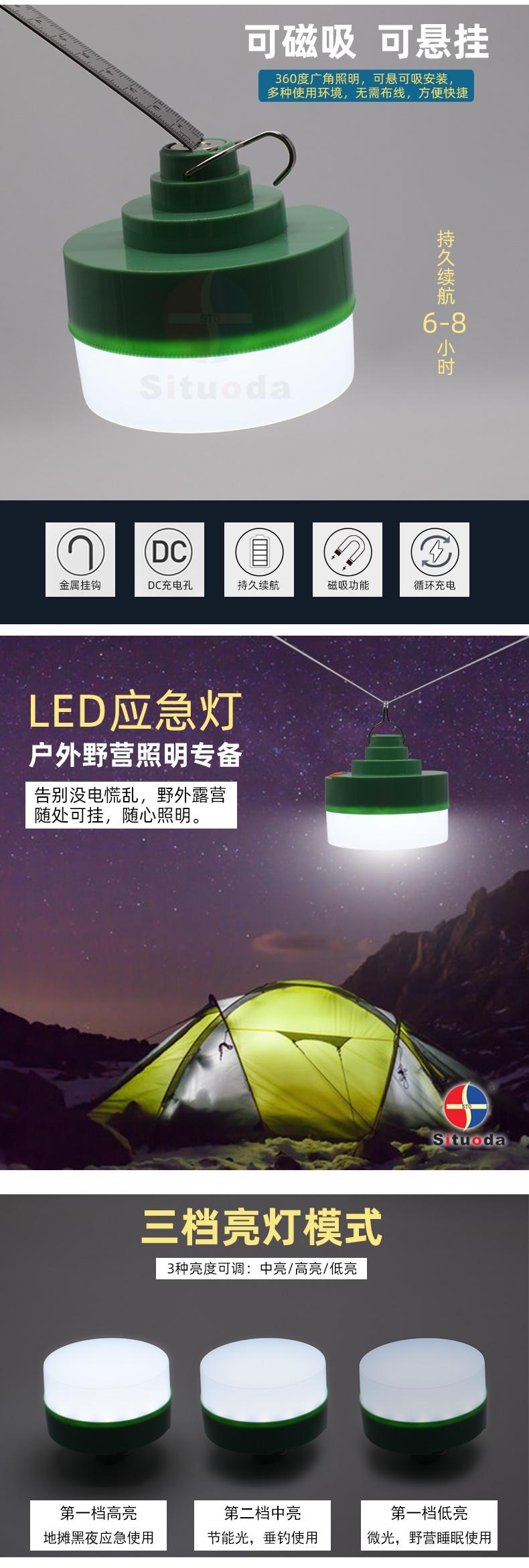 LED應急燈/地攤燈