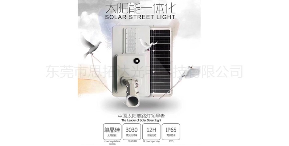 LED solar street light