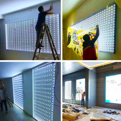 Factory wholesale light box dedicated hard light bar